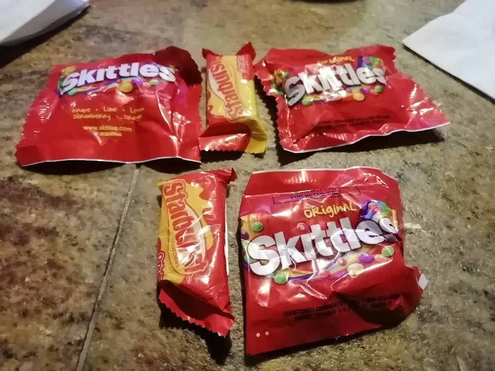 Starbucks and Skittles
